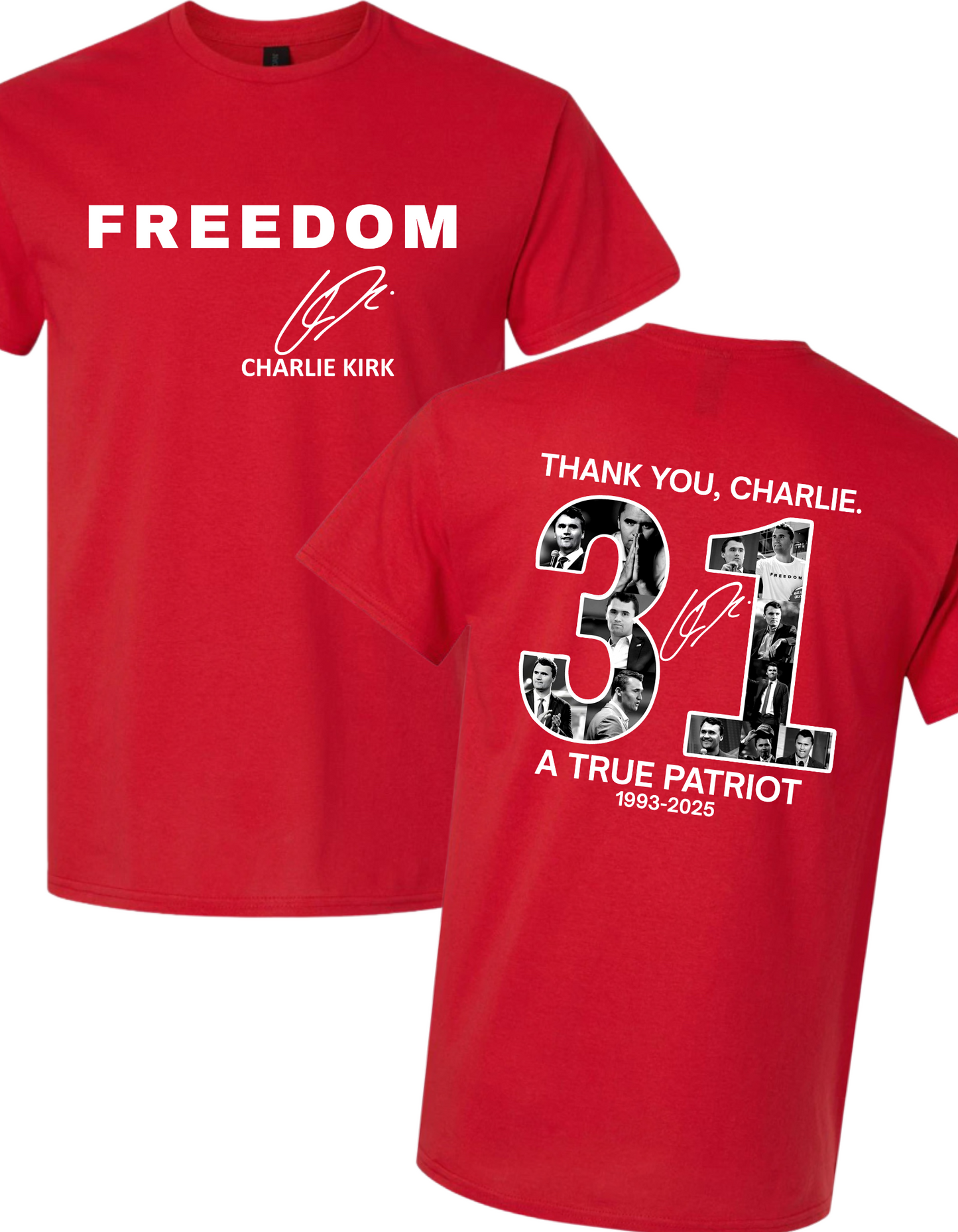 Red Day Charlie Kirk Shirts In Honor Of Charlie's Birthday On 10/14/25